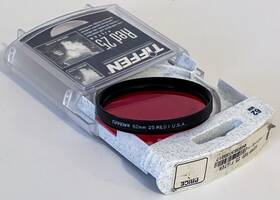 Unired25 Tiffen 62mm Red R1 25 Glass Lens Filter Black And White Color Film Usa New Case