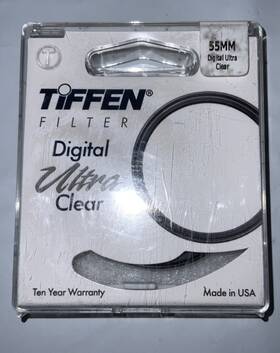 W55digultclr Tiffen Digital Ultra Clear W55 Filter 55mm Protection Screw-on Lens