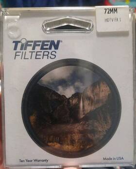 W72hdtvfx1 Tiffen 72mm Hdtv Fx 1 Filter New