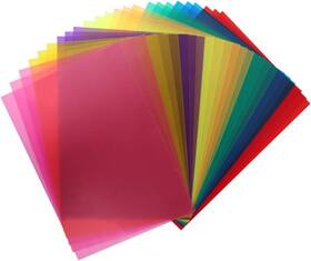 Txj-732-us Timeset 24pcs 8.5 X 11 Inch Transparent Color Correction Lighting Gel Filter - Colored G