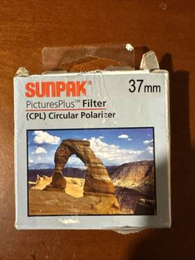 Cf-7051-cp Tocad Circular Polarizer C-pol 37 Mm Filter New Old Stock