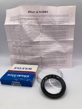 188-ubc Toyo Optics Camera Lens Filter 55m/m Close Up 10 Original Box With Instructions