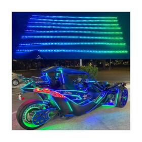 Tz03 Tzvmny 8pcs 6.5ft 2meters 78 Inch Kit Dream Color Chasing Flow Strobe Flash Breath Led S Tz03 Tzvmny 8pcs 6.5ft 2meters 78 Inch Kit Dream Color Chasing Flow Strobe Flash Breath Led S