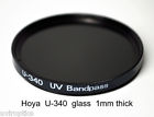 U-340 Thick Version Other Thicknesses Available Hoya Brand Filter Glass Built By Uviroptics 86mm X 1mm Uv Pass Ultraviolet Luv U Dual Band Ir