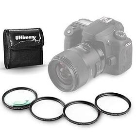 Ultimaxx 664697864682 49mm Professional Four Piece Hd Macro Close-up Filter Kit 1 2 4