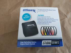 Ultimaxx 738676504736 40.5mm 6 Piece Professional Gradual Color Filter Kit