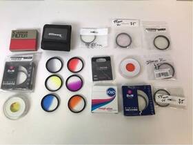 Ultimaxx 738676504811 Lot Of 18 Vintage 55mm Filter Lens Canon Mrc Dg Uv Rolev
