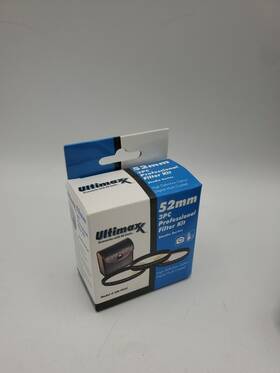 Ultxfk52 Ultimaxx 52mm 3-piece Multi-coated Hd Uv / Cpl Fld Filter Set