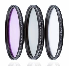 Ultxfk62 Ultimaxx 62mm 3-piece Multi-coated Hd Uv / Cpl Fld Filter Set Brand New