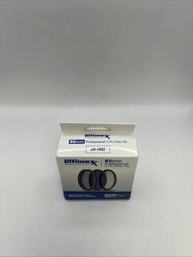 Ultxfk82 Ultimaxx 82mm 3-piece Multi-coated Hd Uv / Cpl Fld Filter Set By
