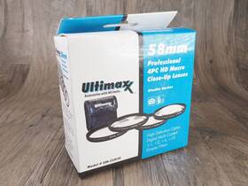 Um-cuk58 Ultimaxx 4-piece 58mm Hd Digital Close Up Lens Kit Case Box