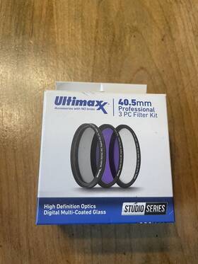 Um-fk405 Ultimaxx Professional 3-piece Filter Kit 40.5mm -