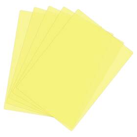 Uxcell 641832204763 A4 Size Guided Reading Sheet 5pcs Correction Lighting Filter Yellow