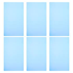 Uxcell 766549659818 6pcs A4 Size Correction Lighting Gel Filter Film Sheet Colored Overlay Sky Blue