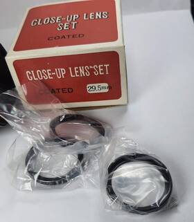 E-29.5 Vemar 29.5 1 2 3 29.5mm Close-up Macro Set Kit Lens Filter Mm Japan