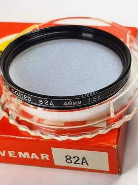 4682a Vemar 46mm 82a 82-a 82 A Blue Glass Light Balancing Lens Filter 46 Mm E-46 Japan