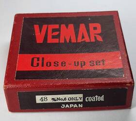 Vemar V48 6 48mm Close-up Macro #6 Lens Glass Filter 48 Mm Japan Great Quality E-48