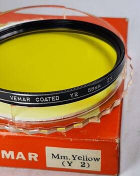 V58k2 Vemar Genuine 58mm Yellow K2 Glass Color Conversion Lens Filter Japan 58 Mm E-58