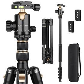 At26 Victiv 77 Inch Aluminum Camera Tripods And Monopods Compact Travel Tripod For Came