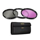 Viv-fk3-30 Vivitar Piece Filter Kit Uv Cpl Fld Viv-fk3-30 Vivitar Piece Filter Kit Uv Cpl Fld