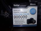 Viv-fkgr6-58 Vivitar Graduated Color Filter Kit Red Yellow Blue Orange Gray