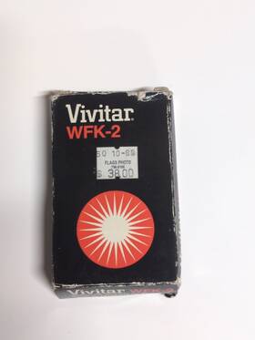 0238382 Vivitar Wfk-2 Flash Wide-angle Filter Kit Clear And Multiple Colors Vintage