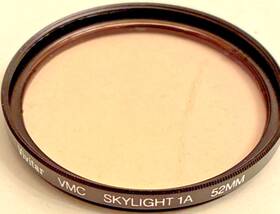 0530024 Vivitar Vmc 52mm Multicoated Skylight 1a Filter For Nikon And Canon Camera Lens