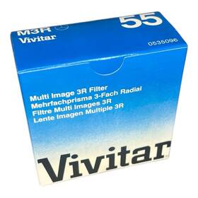 0535096 Vivitar Nos Japan M3r 55 Multi Image 3r Filter With Case - New Nib