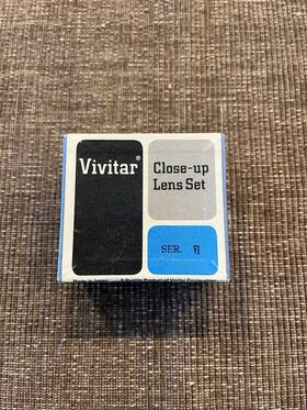 15378c Vivitar Close-up Lens Set 43mm 3 Lenses With Carrying Case In Box