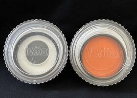 55mm-cfb Vivitar 55mm Orange Lens Filter Uv-haze With Case Japan