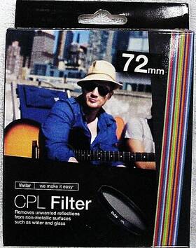 Viv-cpl-72 Vivitar 72mm Cpl Circular Polarizer New 10.50