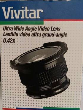 Vivhd34362w Vivitar Ultra Wide-angel Video 0.42x With Case Manual. New In Box