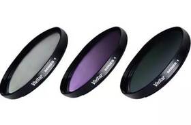 Vo300-43 Vivitar 43mm Uv Polarizer And Fld Deluxe 3 Filter Kit Carrying Case