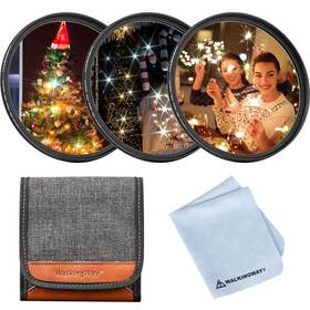 Vm-e896-tjtb Walking Way 77mm Star Filter Sets Variable 468 Points Sparkel Adjustable Starburst Ef