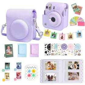 W-m12tz-purple Wogozan Accessories Kit For Mini 12 Instant Case Album 3 Inch Film Color