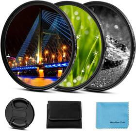 X-sweetdream 728370039665 Sedremm Compatible With 72mm Star Filter 3 Pieces Starburst Lens