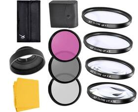 67fktam25200 Xit/bower Macro Close Up And Filter Set For Tamron 25-200mm F/2.8-5.6 Di Iii Vxd G2 Lens