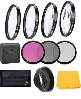 Xt55flkrf-55210 Xit/bower 55mm Accessory Filter Kit For Canon Rf-s 55-210mm F/5-7.1 Is Stm Lens