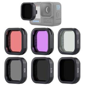 Gpol-g13ljs-50003 Yallsame 6-pack Nd Filter/snorkel Filter Set For Gopro 13 Accessories Kit H