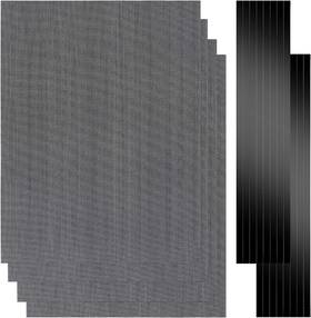 Ysshui 445020882862 4 Pack Magnetic Diy Pc Dust Filter 400x300mm - Easy-to-clean Pvc Mesh For Co