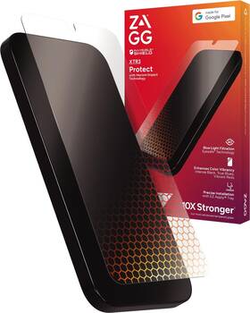 200113431 Zagg Glass Xtr3 Google Pixel 8a Screen Protector - Enhanced Blue Light Filter