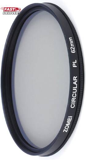 Zomei 445018396333 62mm Cir-pl Circular Polarizing Cpl Filter For Canon Nikon Sony Pentax Fuj