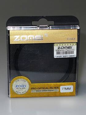 Star-8 Zomei 924073332070 Pro Optical Filter 77mm Black Almite Frame Nib