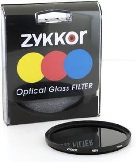 Zykkor 847295000618 72mm Neutral Density Nd8 0.9 Nd 8 Hd Optical Glass Filter Free S&h