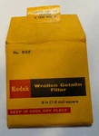 Kodak Wratten Gelatin Filter No. 81EF 3" /7.6CM Square Opened. Fixed Price $45.00.
