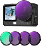 K&f Concept Snap-on Cpl Nd Black Diffusion 1/4 Filter Kit For Dji Osmo Action 6. Fixed Price $49.99.