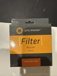 Promaster 95MM Uv Digital Hd Filter (code 8167). Fixed Price $40.00.