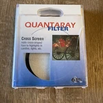 Quantaray Cross Screen (241662212) 62MM Filter Good Condition. Fixed Price $9.99.