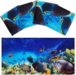 Hortsun 4 Pack Fluorescent Light Covers X 2 Feet Magnetic Ocean. Fixed Price $26.89.
