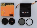 K&f Concept 62MM Nano-x In 1 Kit Mcuv Cpl Filters, Metal Caps, Bag. Fixed Price $42.99.
